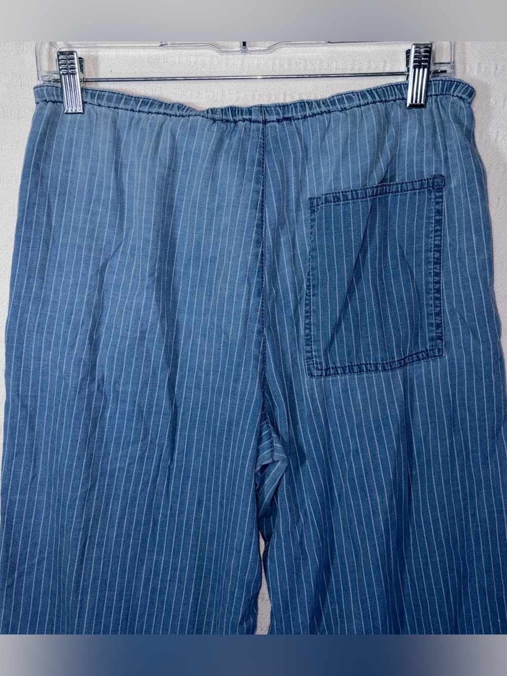 BDG Womens Striped Cotton Trousers Size S Boho Relaxed Lightweight Elastic Waist - Picture 3 of 7